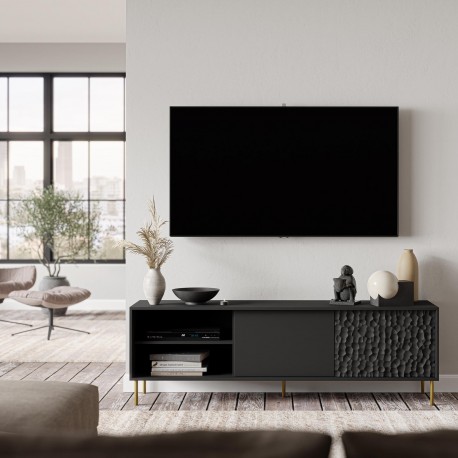 BULLET RTV-1 TV bord, Sort/guld