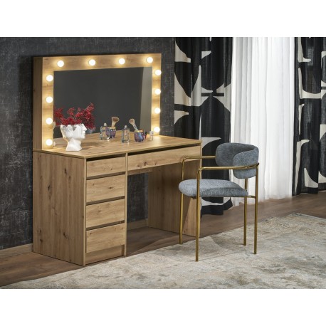 HOLLYWOOD XL Sminkebord med spejl - EG med LED-lys