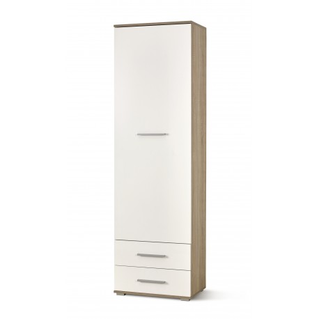 LIMA REG1 Skab - Sonoma eg. / Hvid