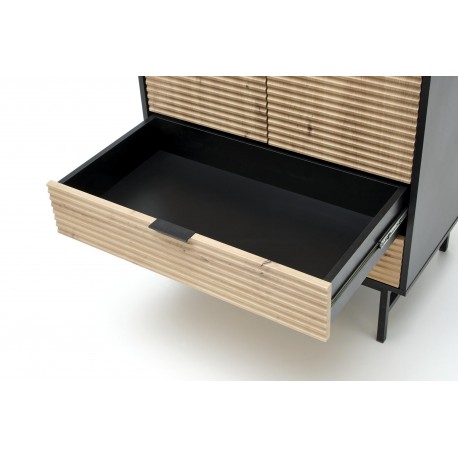 MURANO S-1 Garderobe, Håndværks Eg / Sort