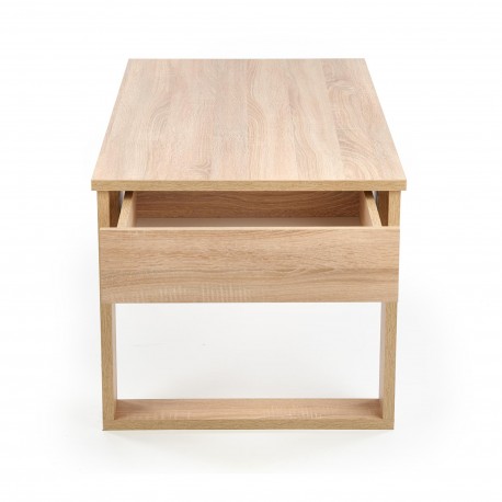 NEA C. sofabord med skuffer 110cm - Sonoma eg.