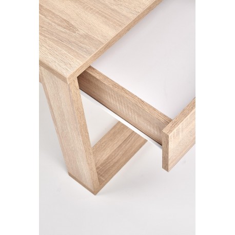 NEA C. sofabord med skuffer 110cm - Sonoma eg.
