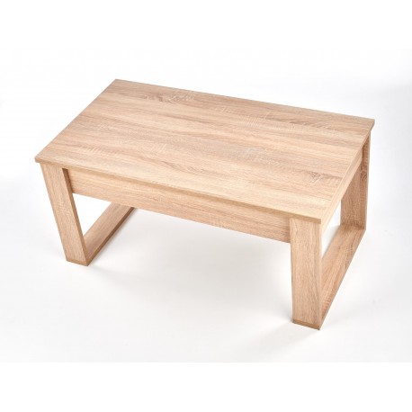 NEA C. sofabord med skuffer 110cm - Sonoma eg.