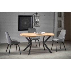 PERONI Spisebord 100cm kan udvides til 250 - Gylden eg/Sort