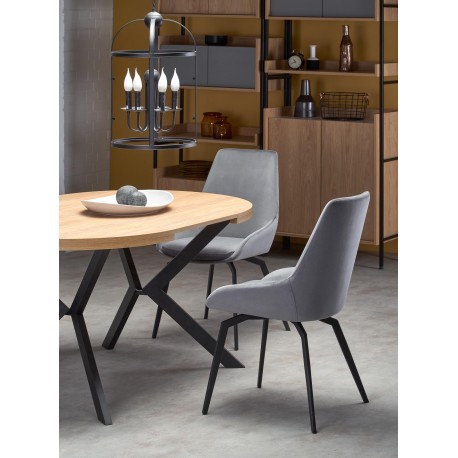 PERONI Spisebord 100cm kan udvides til 250 - Gylden eg/Sort