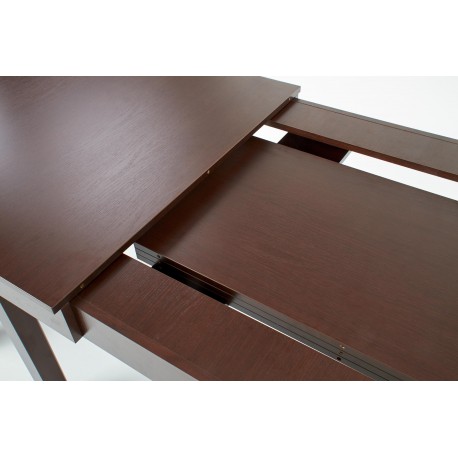 SEWERYN 160/300 cm Spisebord med udtræk - mørk Valnød