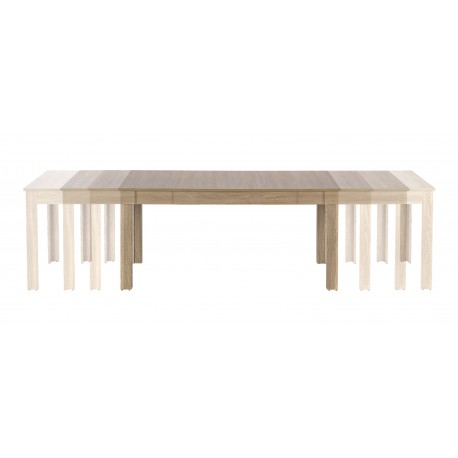 SEWERYN 160/300 cm Spisebord med udtræk - Sonoma eg.