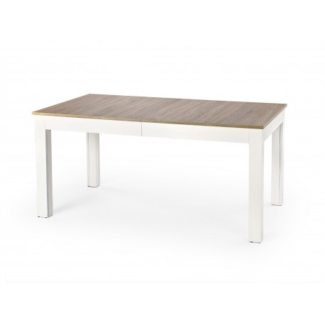 SEWERYN 160/300 cm Spisebord med udtræk - Sonoma eg. / Hvid