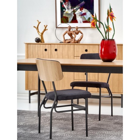 SMART-ST bord - Natur eg / Sort