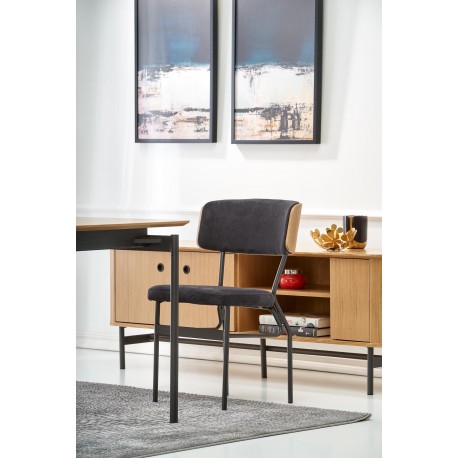 SMART-ST bord - Natur eg / Sort
