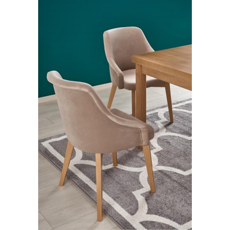 TIAGO 2 Spisebord med udtræk, craft oak / craft oak