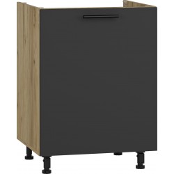 VENTO DK-60/82 vaskeskab, - craft oak/antracit