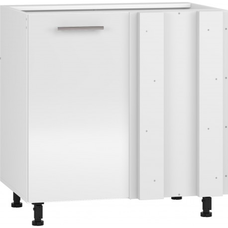 VENTO DN-100/82 hjørneunderskab, - Hvid
