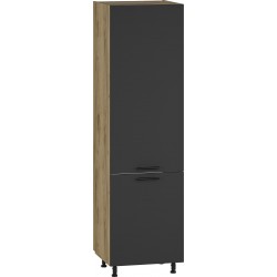 VENTO DU-60/214 højskab, - craft oak / antracit