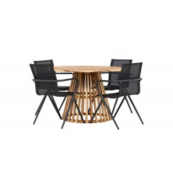 Lumpur Rundt Loungesæt - Havemøbelsæt