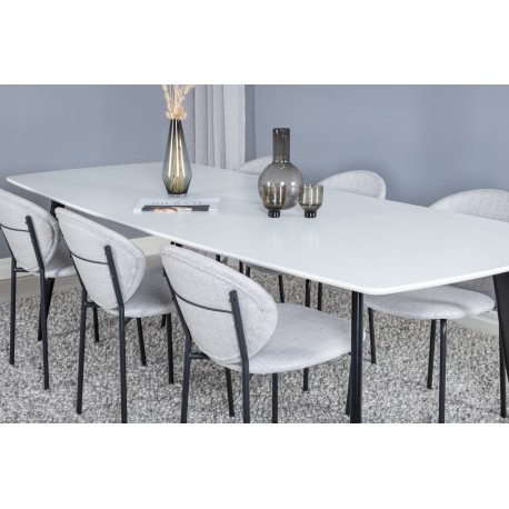 Spisebordssæt Polar med Spisebordsstole Vault