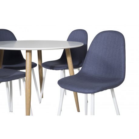 Spisebordssæt Plaza med stole Polar