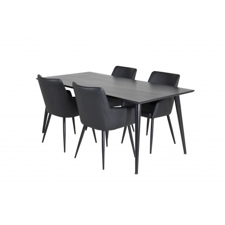 Spisebordssæt Dipp med Spisebordsstole Comfort