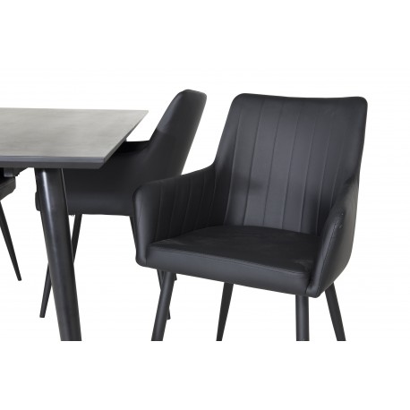 Spisebordssæt Dipp med Spisebordsstole Comfort