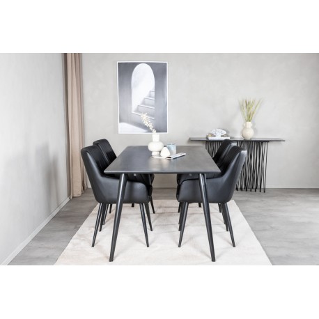 Spisebordssæt Dipp med Spisebordsstole Comfort