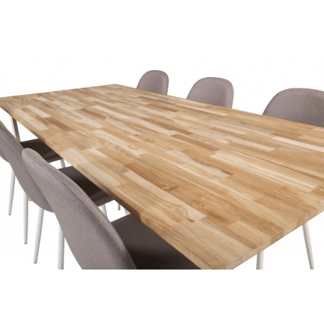 Spisebordssæt Cirebon med Spisebordsstole Polar