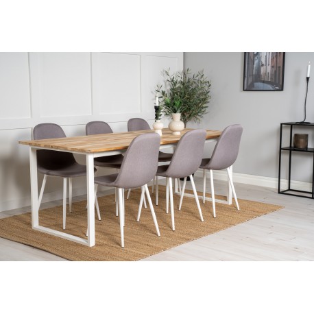 Spisebordssæt Cirebon med Spisebordsstole Polar