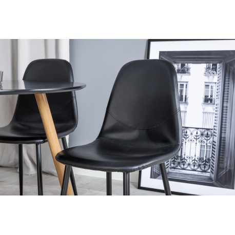 Rundt Spisebordssæt Plaza med stole Polar