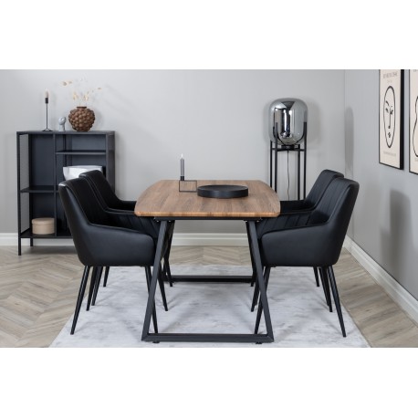 Spisebordssæt Inca med Spisebordsstole Comfort