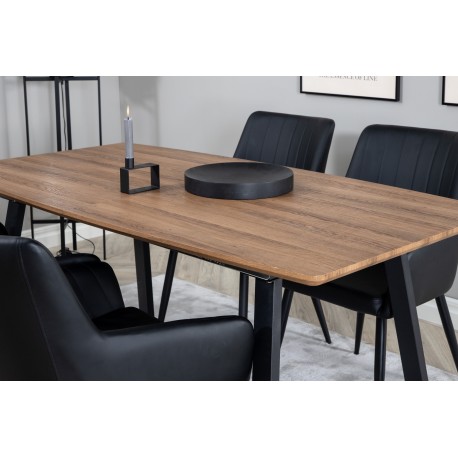 Spisebordssæt Inca med Spisebordsstole Comfort