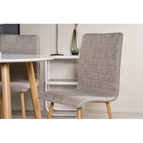 Rundt Spisebordssæt Plaza med stole Windu