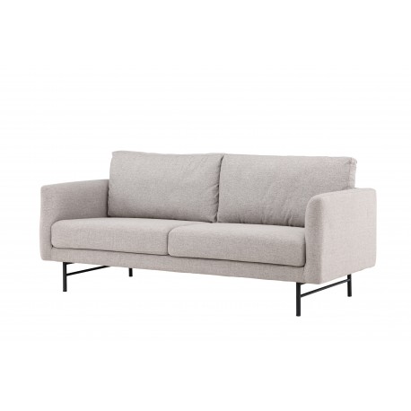 Sky 3 personers Sofa - Sort og Brun