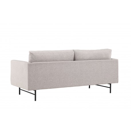 Sky 3 personers Sofa - Sort og Brun