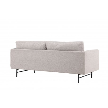 Sky 3 personers Sofa - Sort og Brun