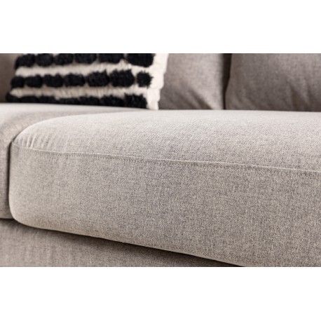 Sky 3 personers Sofa - Sort og Brun