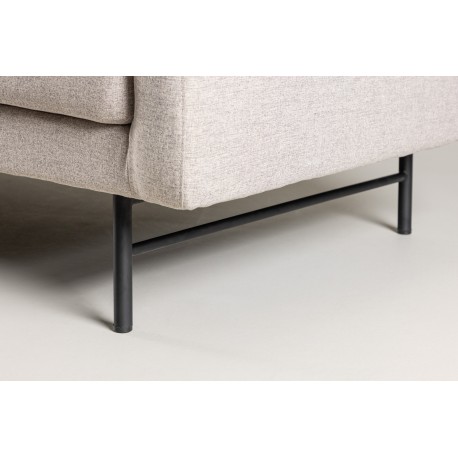 Sky 3 personers Sofa - Sort og Brun