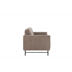 Sky 3 personers Sofa - Sort og Brun