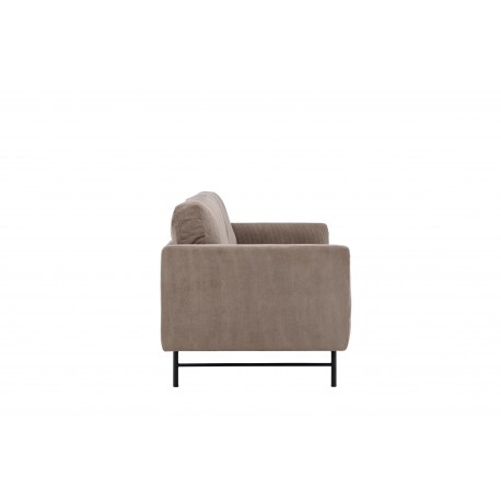 Sky 3 personers Sofa - Sort og Brun