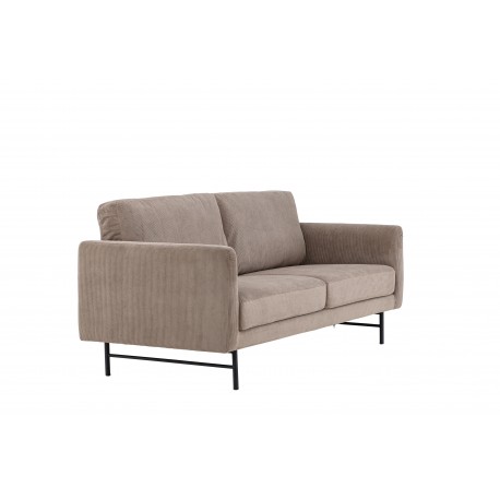 Sky 3 personers Sofa - Sort og Brun