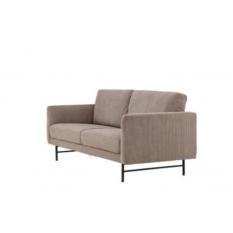 Sky 3 personers Sofa - Sort og Brun