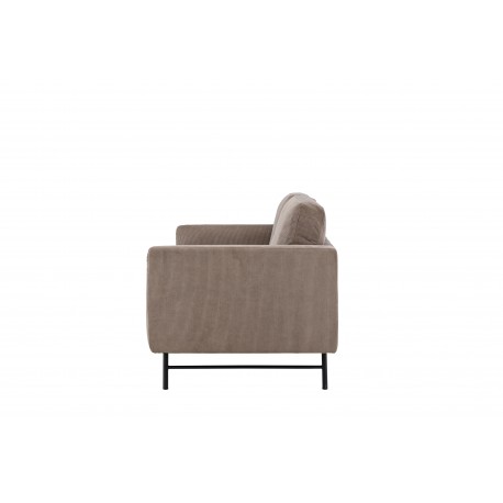 Sky 3 personers Sofa - Sort og Brun