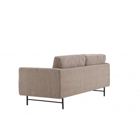 Sky 3 personers Sofa - Sort og Brun