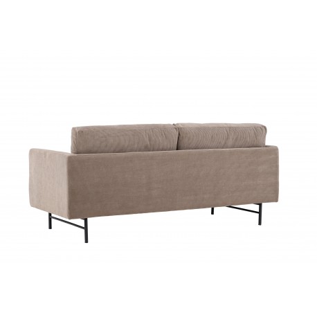 Sky 3 personers Sofa - Sort og Brun