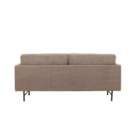 Sky 3 personers Sofa - Sort og Brun