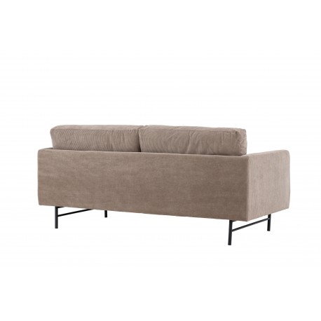 Sky 3 personers Sofa - Sort og Brun