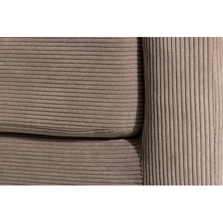 Sky 3 personers Sofa - Sort og Brun