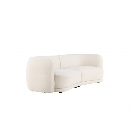 Cielo 3 personers Sofa - Beige og Sort