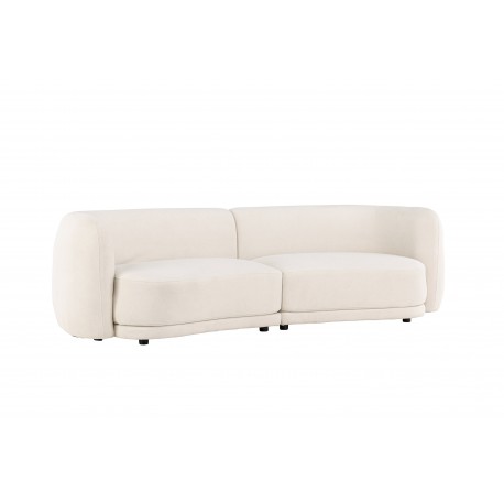 Cielo 3 personers Sofa - Beige og Sort