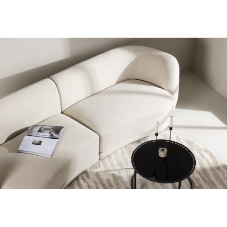 Cielo 3 personers Sofa - Beige og Sort