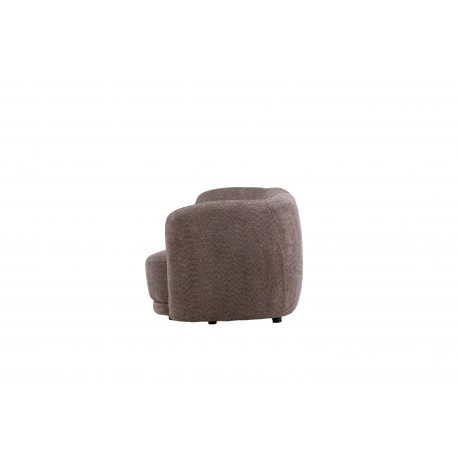 Cielo 3 personers Sofa - Sort og Brun