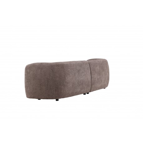 Cielo 3 personers Sofa - Sort og Brun